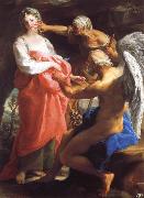 Pompeo Batoni Time Orders Old Age to Destroy Beauty Sweden oil painting artist